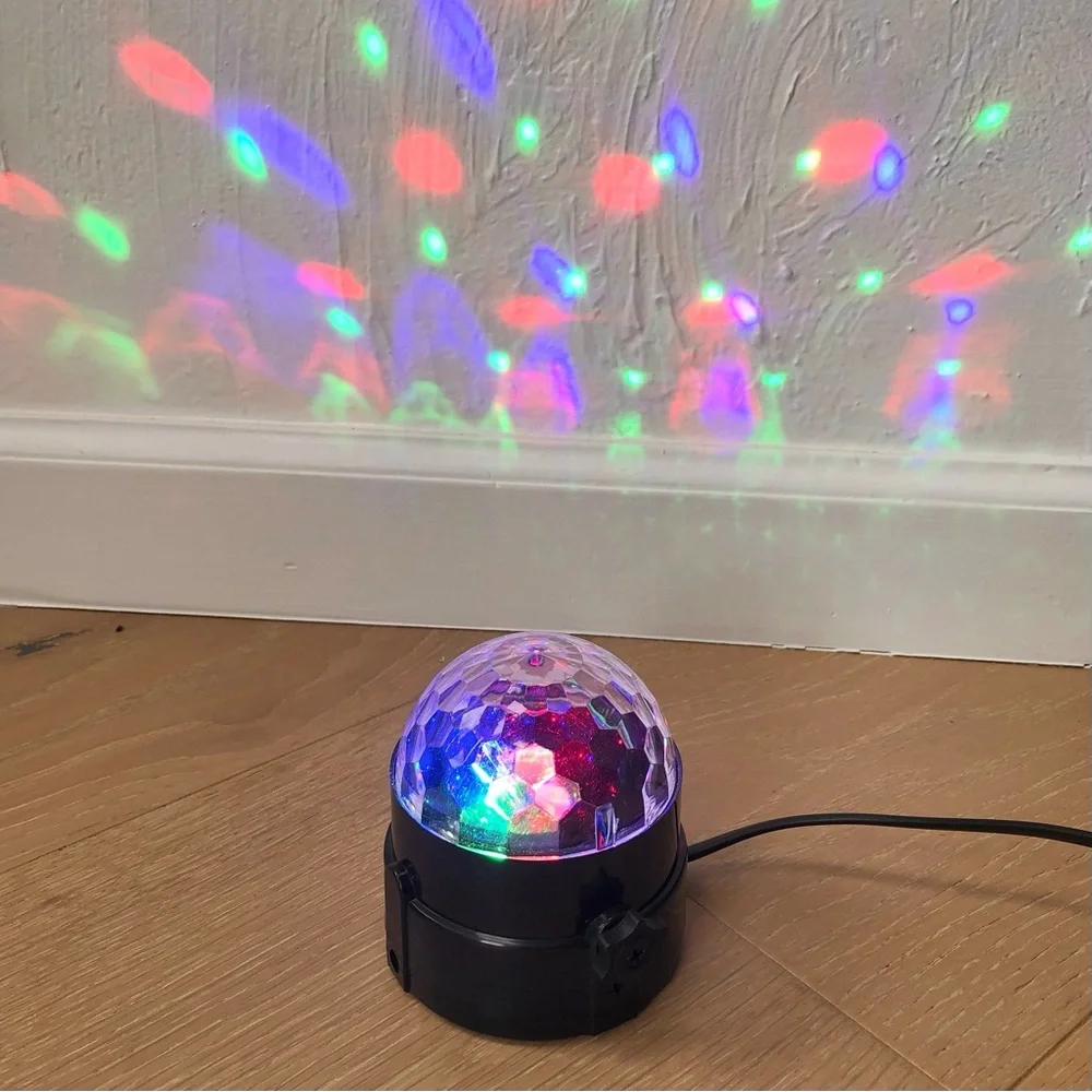 LED Party Light Disco Ball Dancing Stage Lights Remote Control Auto Sound Mode
